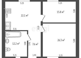 Продается дом, 87.6 м2, село Перевалово, Тюменская улица