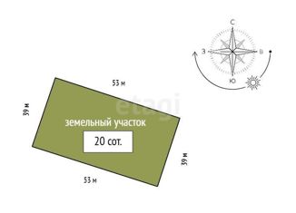 Продается участок, 20 сот., село Частоостровское, Советская улица