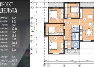 Продам дом, 105.2 м2, село Мальково, Новая улица, 18