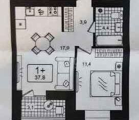 Продаю 1-ком. квартиру, 37.86 м2, Тюмень, улица Николая Глебова, 3с11, ЖК Гранд Квартал