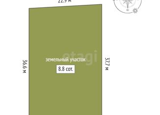 Продажа земельного участка, 8.8 сот., коттеджный посёлок Таврический