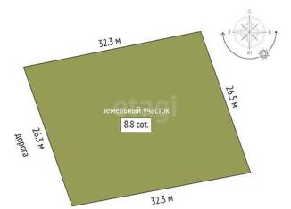Земельный участок на продажу, 8.82 сот., СНТ Нефтеснабовец