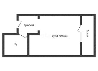 Продается квартира студия, 33.8 м2, Краснодар, улица Героя Хабибуллина, 15