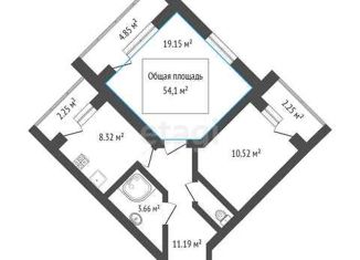 Продаю 2-комнатную квартиру, 54.1 м2, Томск, Нижний переулок, 47, ЖК Весенний