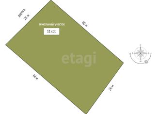 Продам земельный участок, 11 сот., СНТ Венера, 4-я линия