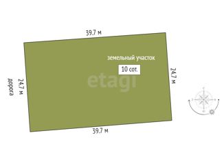 Продается участок, 10 сот., садовое товарищество Душевное