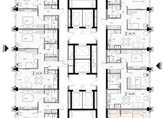 2-комнатная квартира на продажу, 65.25 м2, Москва, ЖК Мод, 4-я улица Марьиной Рощи, 12с4