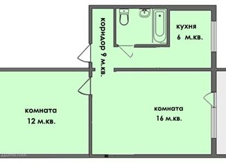 Продается 2-комнатная квартира, 44.3 м2, Челябинск, Гражданская улица, 10, Ленинский район