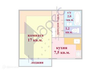 Продам однокомнатную квартиру, 34.7 м2, Нижний Новгород, улица Германа Лопатина, 9А, Нижегородский район