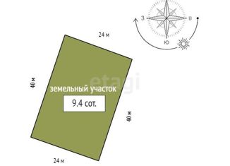 Продаю земельный участок, 9.4 сот., СНТ Аванте