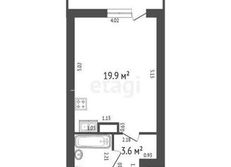 Продается квартира студия, 26.9 м2, посёлок Парголово, ЖК На Заречной, Заречная улица, 13к1