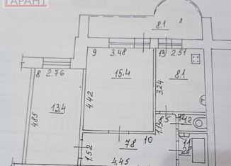 2-комнатная квартира на продажу, 48.7 м2, Самара, Кировский район, проспект Металлургов, 56