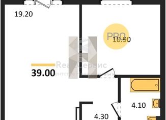 Продажа 1-комнатной квартиры, 39 м2, село Первомайский, жилой комплекс Город Оружейников, 17