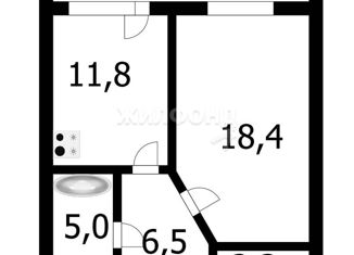 Продам 1-комнатную квартиру, 49 м2, Новосибирская область, 2-й микрорайон, 232