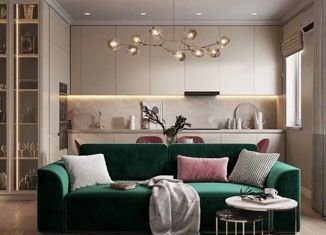 Продается 1-комнатная квартира, 45 м2, Краснодар, улица имени 40-летия Победы, 129, ЖК Возрождение