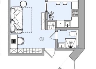 Продаю квартиру студию, 23.1 м2, Москва, Смоленская-Сенная площадь, 27с1, метро Смоленская