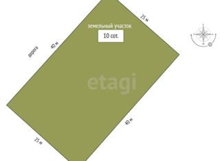Земельный участок на продажу, 10 сот., село Красная Зорька