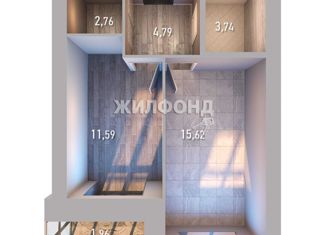 Продажа однокомнатной квартиры, 38.4 м2, Казань, ЖК Лето, улица Анаса Тазетдинова, 1