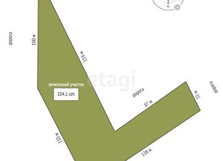 Продам участок, 104.1 сот., Перовское сельское поселение