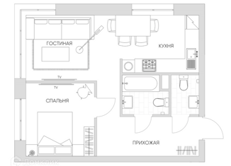 Продам 2-комнатную квартиру, 43.28 м2, Москва, Автомобильный проезд, 4, Автомобильный проезд