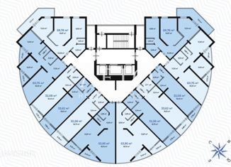 Продаю трехкомнатную квартиру, 61 м2, Сочи, улица Ленина, 298Бк1, ЖК Морская Симфония