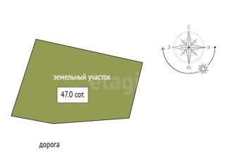 Земельный участок на продажу, 11.5 сот., деревня Подгородье, 41К-141