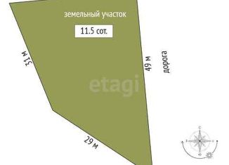 Земельный участок на продажу, 11.5 сот., село Борки