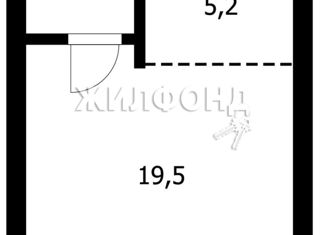 Продажа однокомнатной квартиры, 34.2 м2, Новосибирск, улица Дениса Давыдова, 1/4, улица Дениса Давыдова