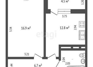 Продаю 1-комнатную квартиру, 45 м2, Самара, метро Российская, улица Николая Панова, 3