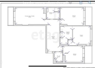 3-ком. квартира на продажу, 129.5 м2, Тюмень, улица Малыгина, 90, ЖК Паруса