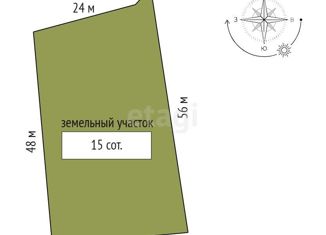 Продажа земельного участка, 15 сот., деревня Сухая