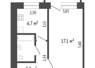 Продажа 1-ком. квартиры, 29.8 м2, Красноярский край, Школьный переулок, 4