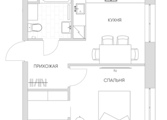 Продается 1-ком. квартира, 35.71 м2, Москва, Автомобильный проезд, 4, Автомобильный проезд