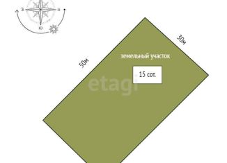 Продажа участка, 15 сот., деревня Животинки, 1-я Благодатная улица