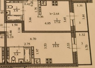 Квартира на продажу студия, 24 м2, Екатеринбург, улица Лётчиков, 7, улица Лётчиков