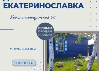 Продаю дом, 36 м2, село Екатеринославка, Краснопартизанская улица, 60