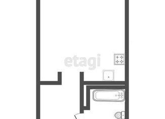 Продается квартира студия, 33.56 м2, Тюмень, ЖК ДОК, Краснооктябрьская улица, 8