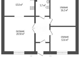 Дом на продажу, 95 м2, станица Пластуновская, улица Мира