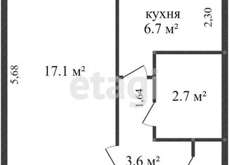 Продам однокомнатную квартиру, 30 м2, Тобольск, 8-й микрорайон, 23