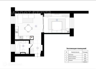 Продам 2-комнатную квартиру, 46 м2, Москва, улица Фадеева, 6с1, метро Новослободская
