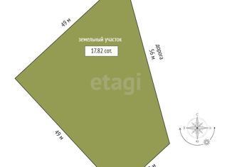 Продаю участок, 17.8 сот., посёлок Детский Дом № 29, Берёзовая улица