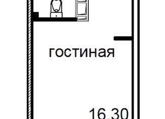 Продаю квартиру студию, 25.01 м2, Санкт-Петербург, Витебский проспект, 99к1, метро Купчино