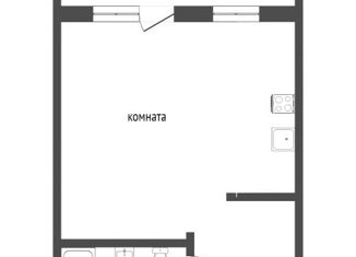 Квартира на продажу студия, 38 м2, Омск, улица 1-я Красной Звезды, 79, ЖК Созвездие