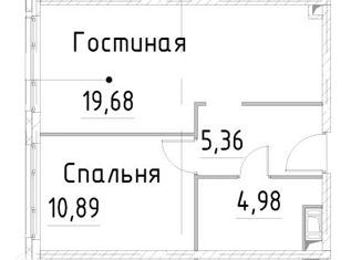 Продается однокомнатная квартира, 40.9 м2, Санкт-Петербург, муниципальный округ № 54