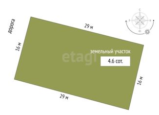 Земельный участок на продажу, 4.6 сот., садоводческий потребительский кооператив Медик-Плюс, Стрелковая улица