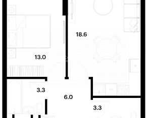 Продажа 1-ком. квартиры, 44.2 м2, Москва, район Покровское-Стрешнево