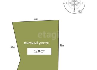 Продажа земельного участка, 12 сот., поселок Луговое