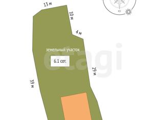 Продаю дом, 54.7 м2, посёлок городского типа Боровский, улица Торфяная Односторонка