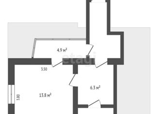 Продажа 4-ком. квартиры, 69.6 м2, Симферополь, улица Жильцовой, 3