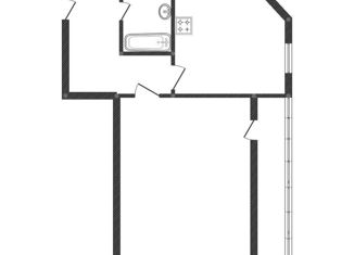 Продам 1-ком. квартиру, 45.3 м2, Краснодар, улица имени Ф.И. Шаляпина, 30/1